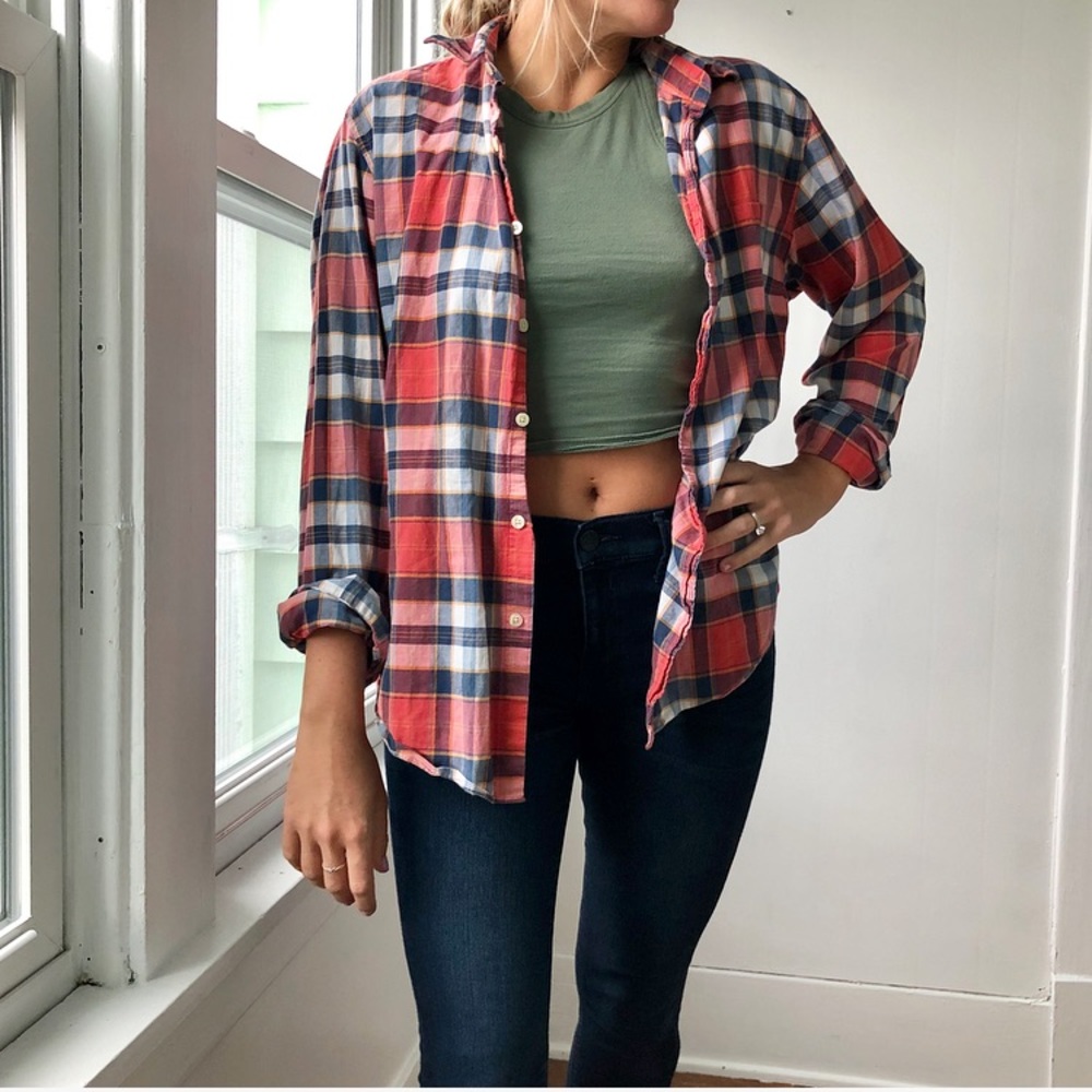 J. CREW Boyfriend Flannel